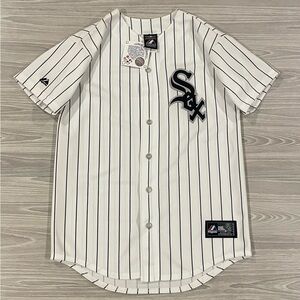 New! Majestic Chicago White Sox Baseball Jersey Made In USA Youth Size Large